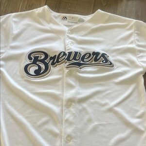 Majestic White Cool Base Jersey